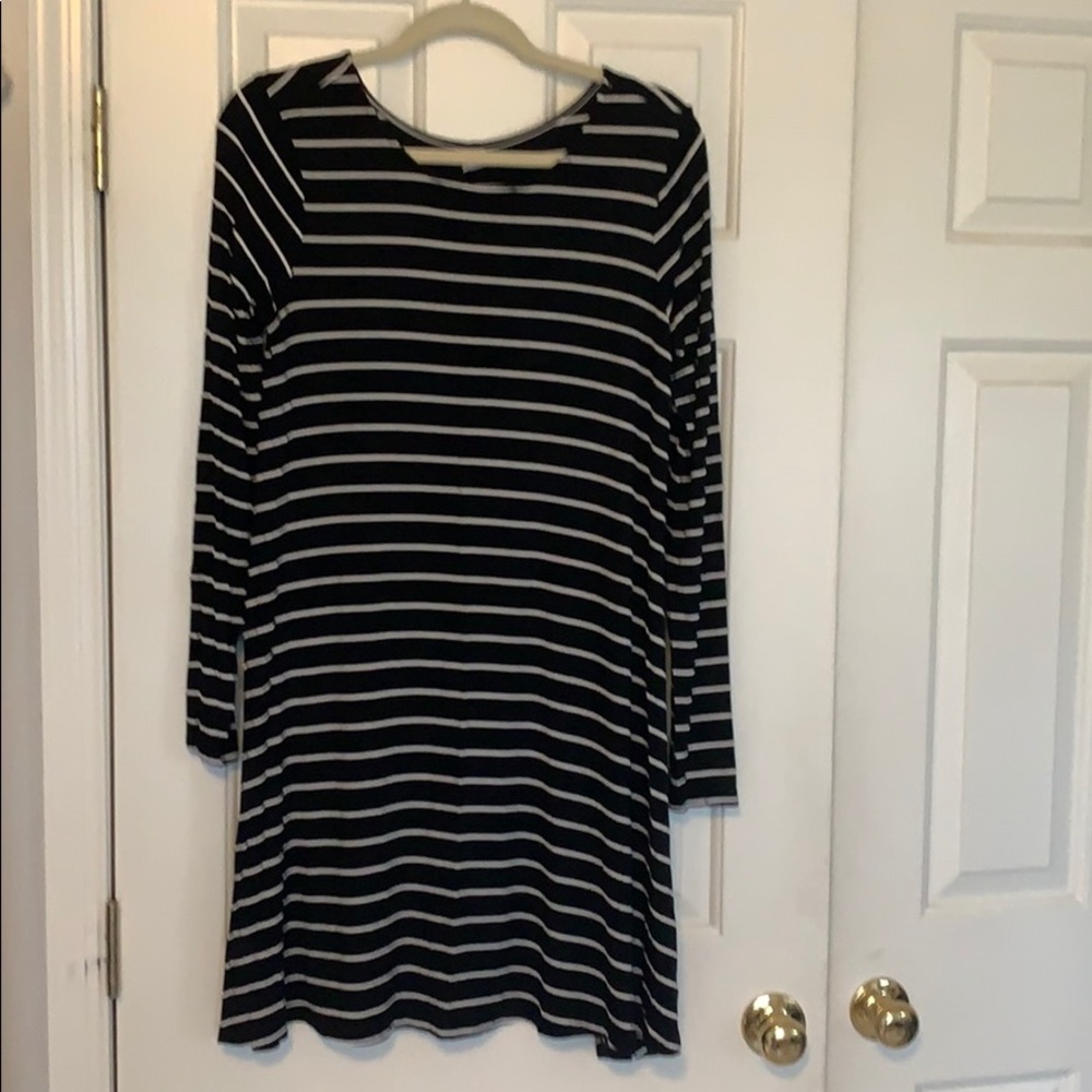 Long Sleeve Skater Dress